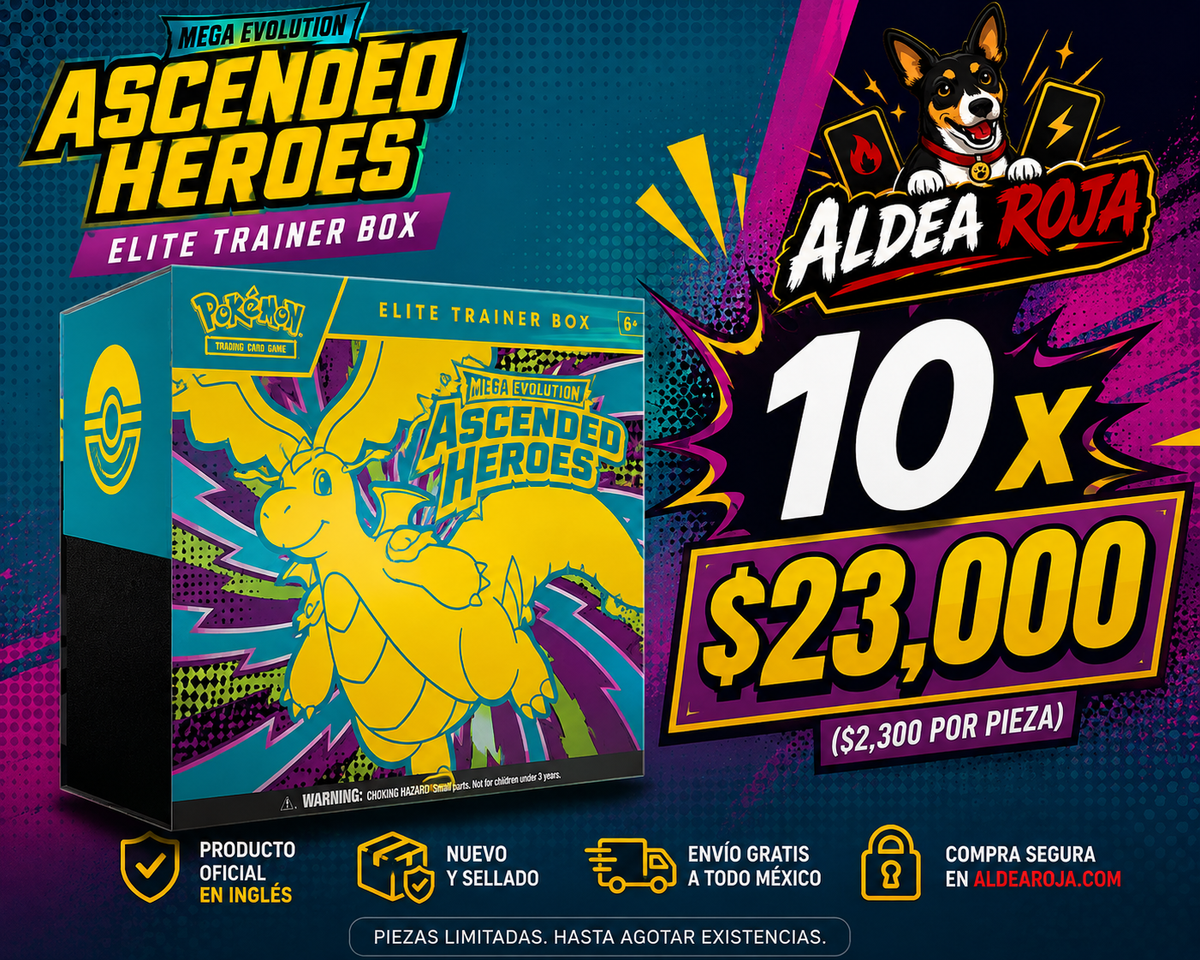 Ascended Heroes Elite Trainer Box — 10 ETB — INGLÉS